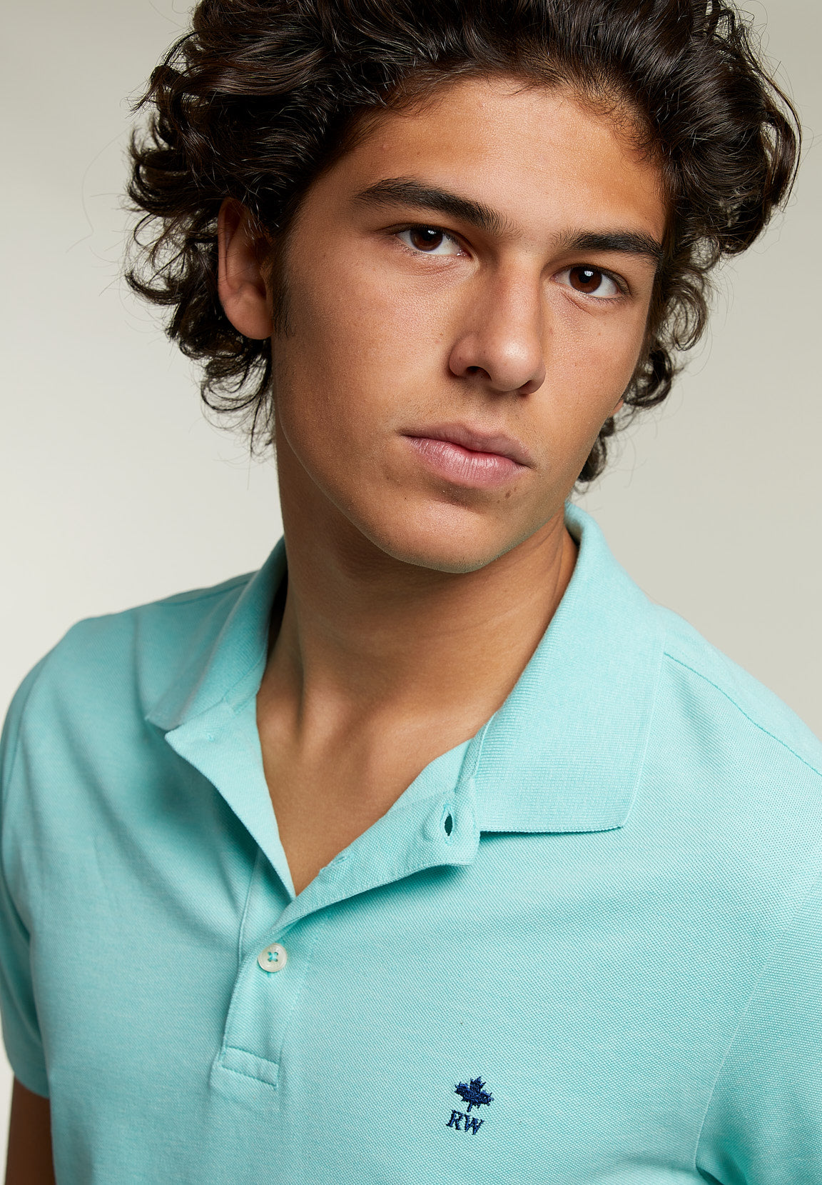 Custom Fit Pima Cotton Polo Pistache Mix - Green
