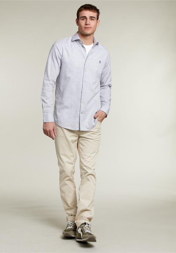 Custom Fit Shirt Grey - Gris