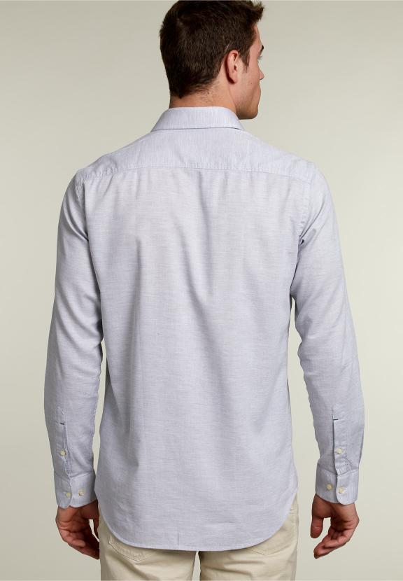 Custom Fit Shirt Grey - Grijs