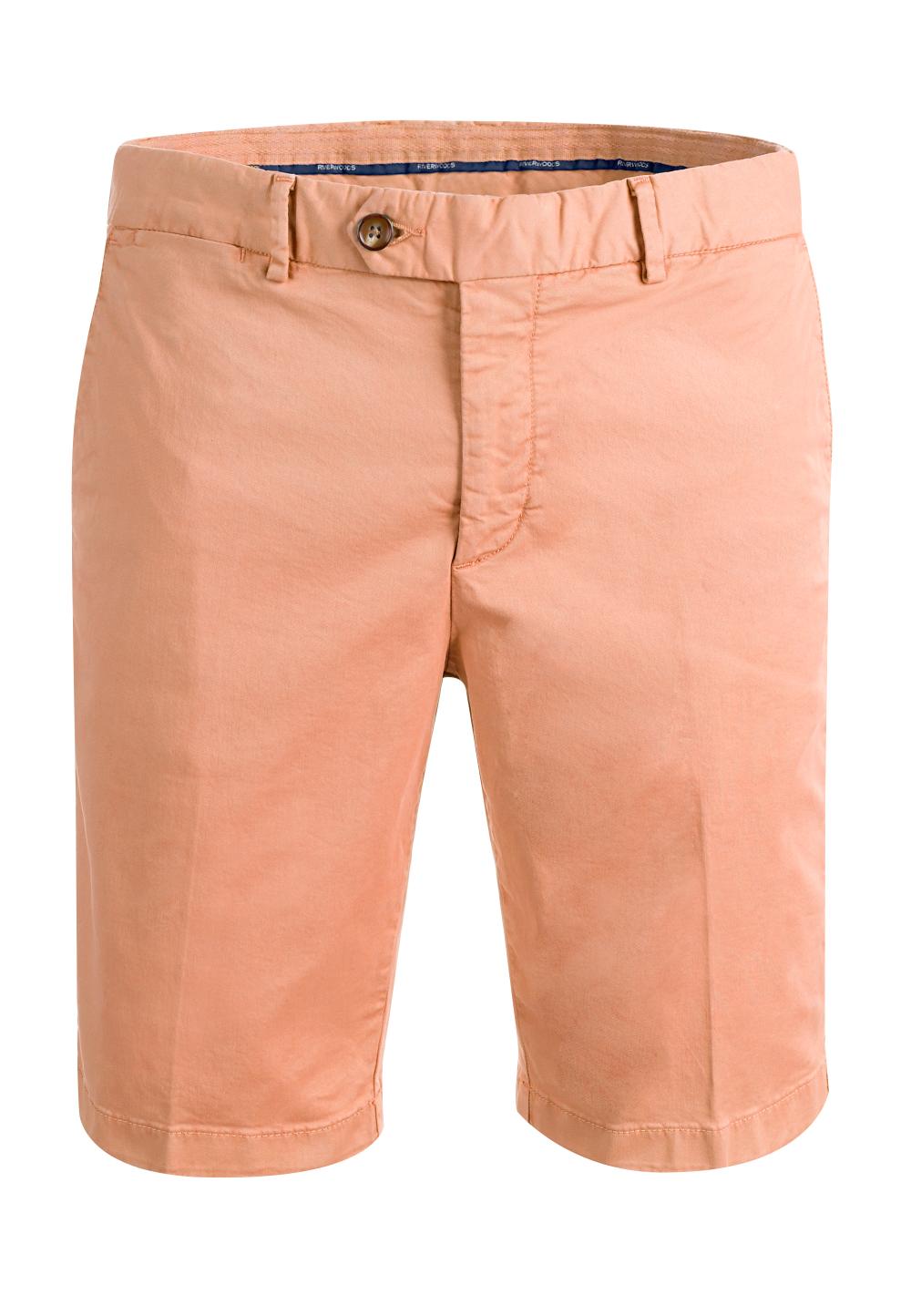 Tight Fit Chino Shorts Soft Melon - Orange