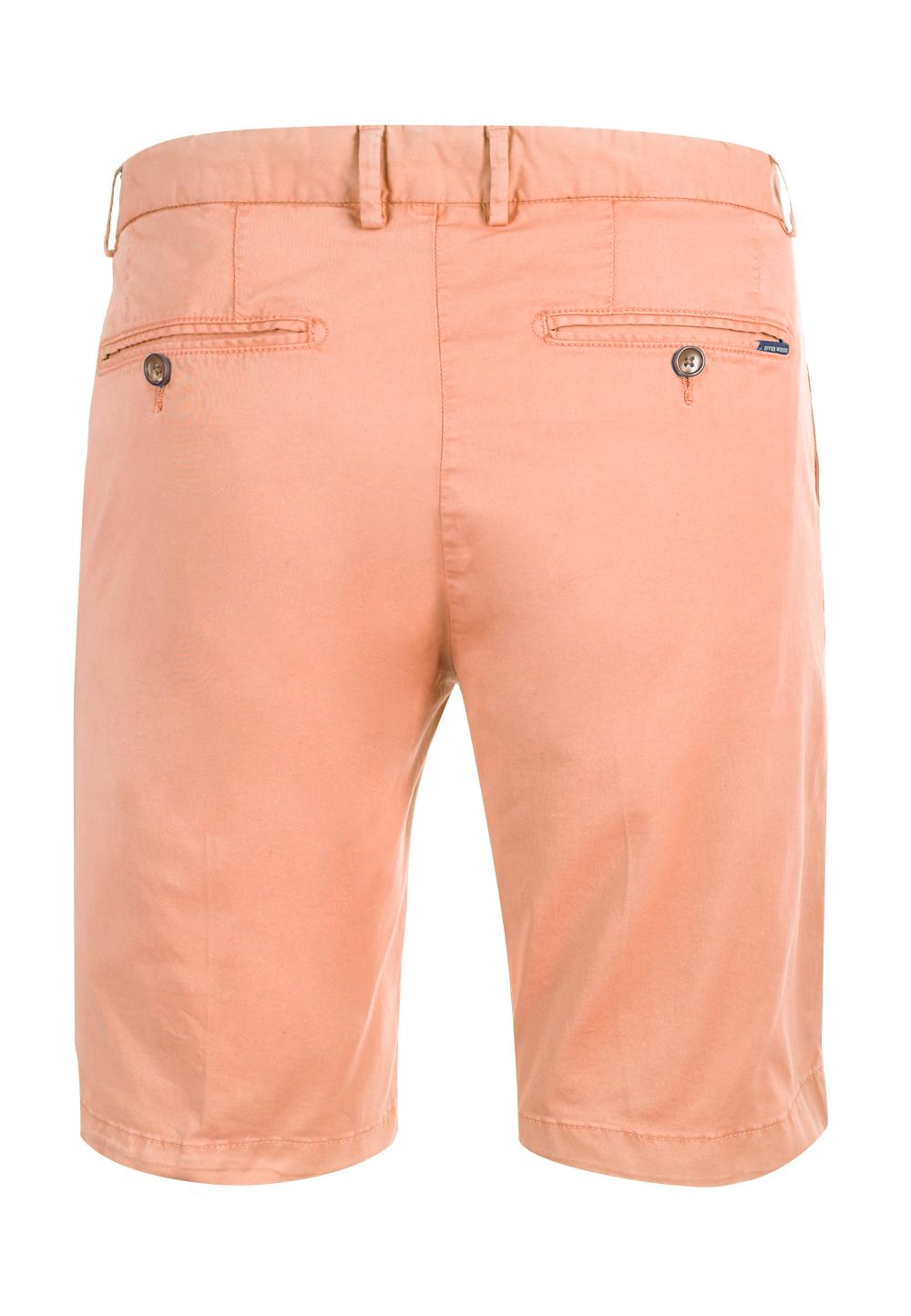 Tight Fit Chino Shorts Soft Melon - Orange
