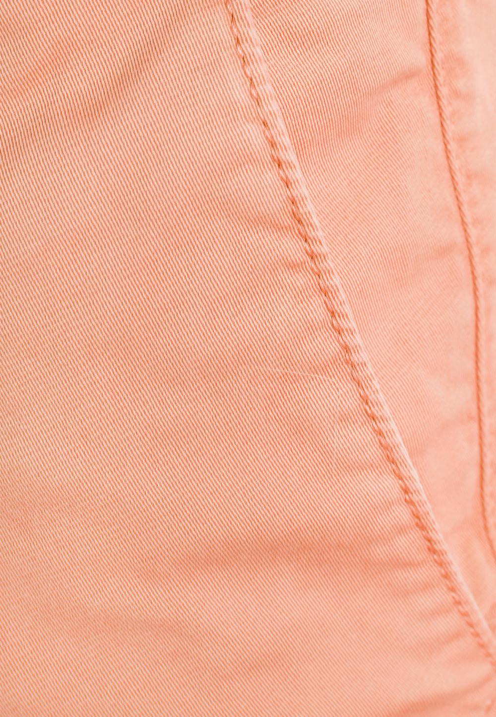Tight Fit Chino Shorts Soft Melon - Orange