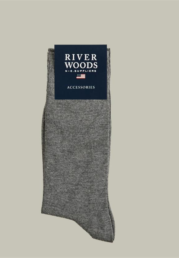 Bamboo Uni Socks Granite Mix - Gris