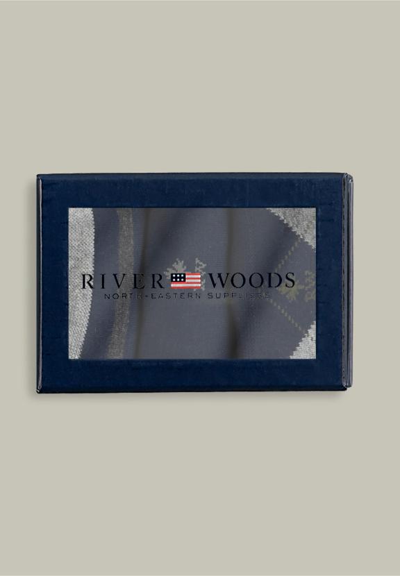 Cotton Socks 3-Pack Navy - Bleu