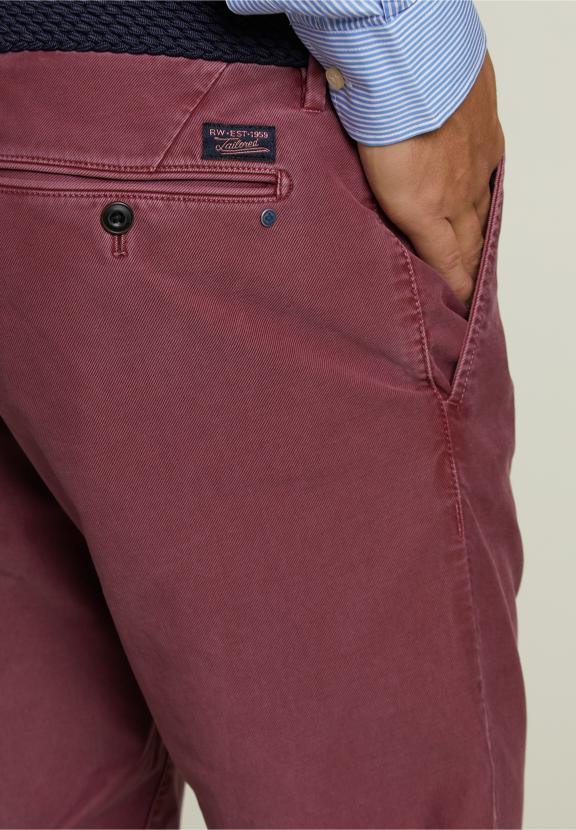 Slim Fit Cotton Chino Medoc - Rose