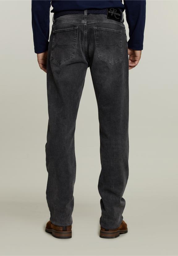 Strak Zittende 5-Pocket Jeans Grijs - Denim - W