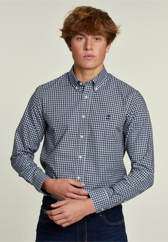 Op Maat Gemaakte Geruite Overhemd Multi - W