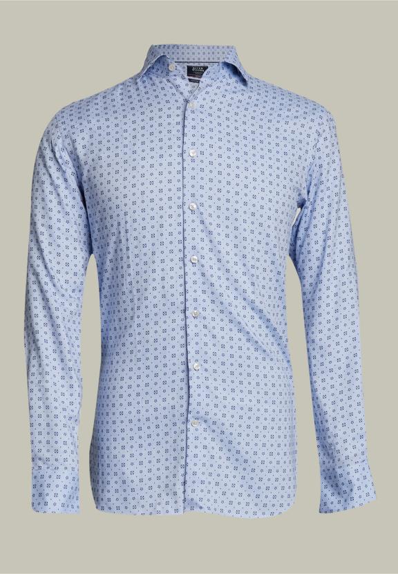 Op Maat Gemaakt Fantasie Shirt Blauw - B-000 - W