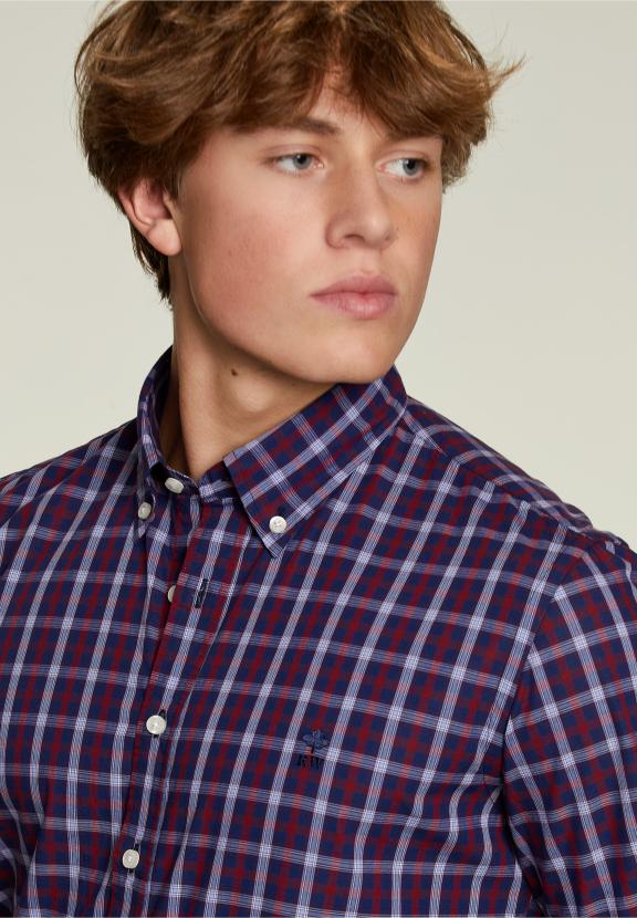 Slim Fit Checked Shirt Multi - Multi