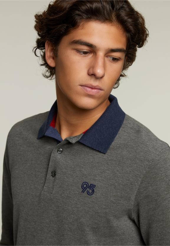 Custom Fit Cotton Polo Woodstock Mix - Kaki