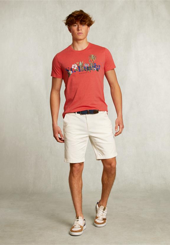 Normal Fit Basic T-Shirt Dk Cosmopolitan Mel - Rose