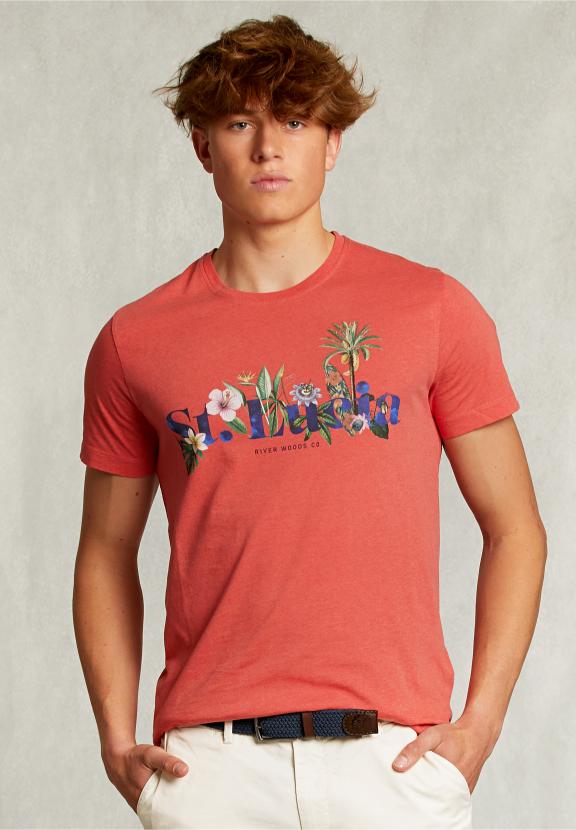 Normal Fit Basic T-Shirt Dk Cosmopolitan Mel - Rose