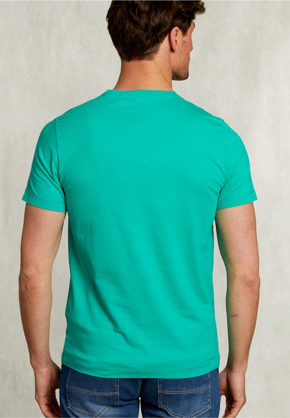 Normal Fit Basic T-Shirt In Moscow Mule - Vert