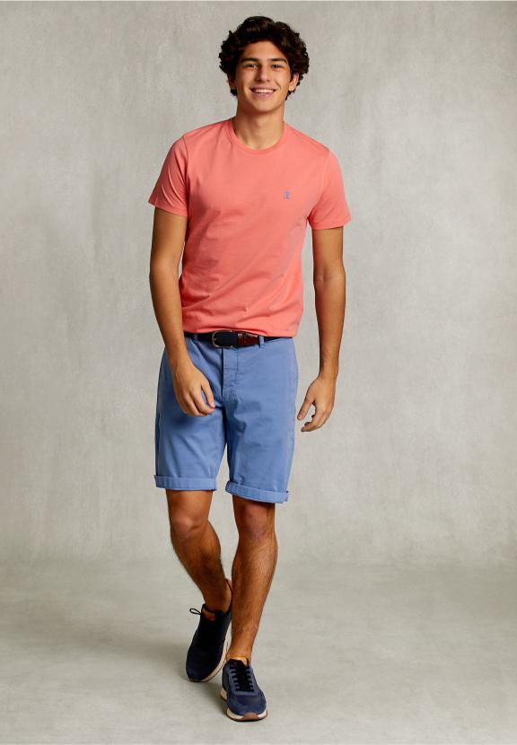 Custom Fit Pima Cotton T-Shirt Bellini - Rose