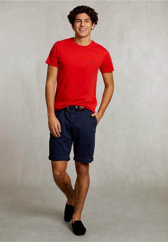 Custom Fit Pima Cotton T-Shirt Kir Royal - Rose