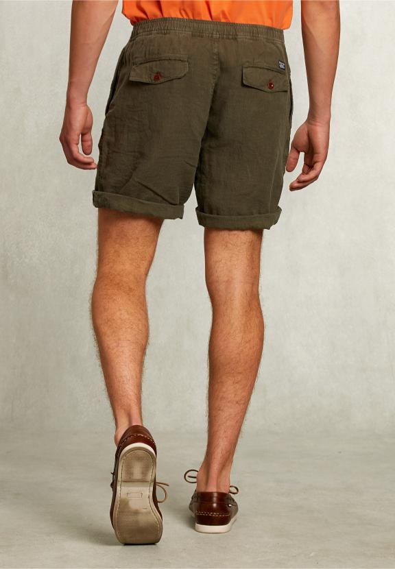 Linen Short Ranger - Kaki