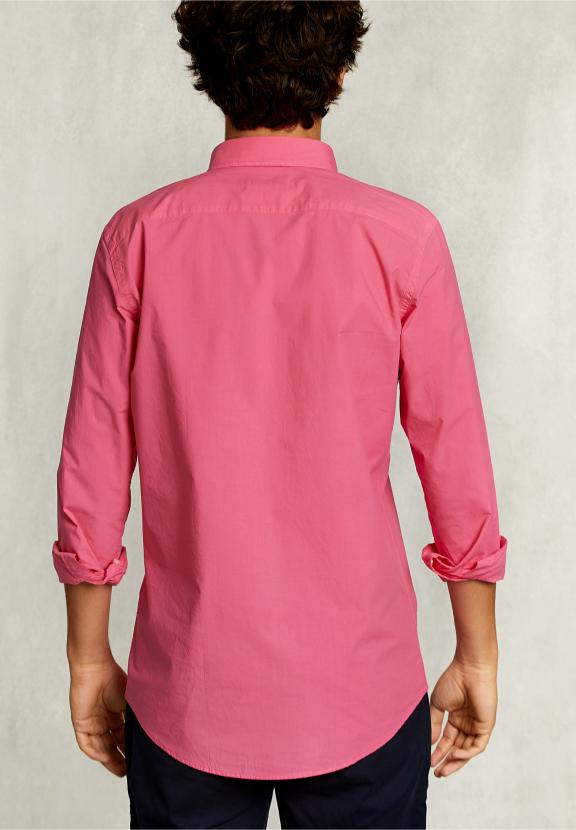 Custom Fit Poplin Shirt Bonheur - Roze