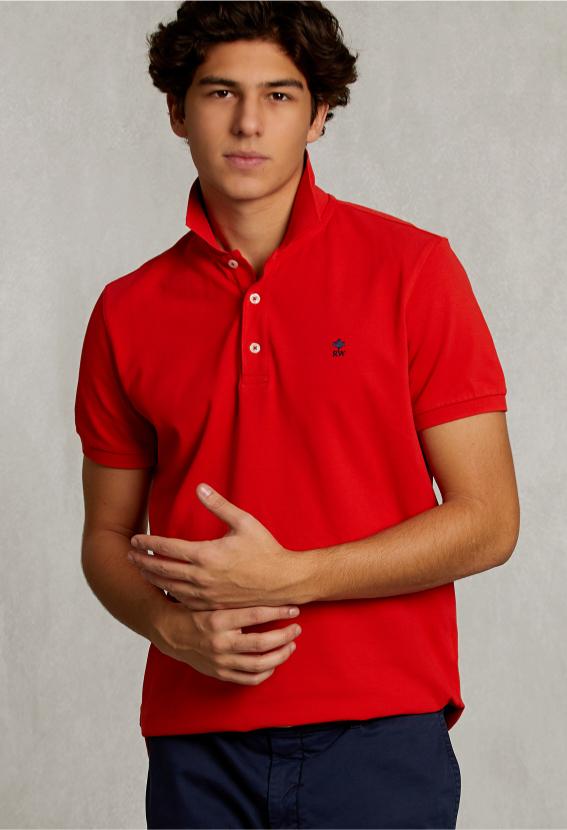 Custom Fit Pima Cotton Polo Kir Royal - Rose