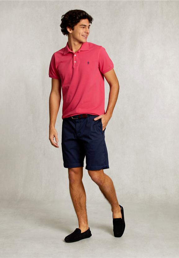 Custom Fit Pima Cotton Polo Popstar - Rose