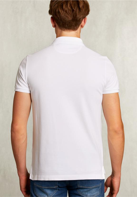 Basic Pima Pique Cf Ss - Blanc