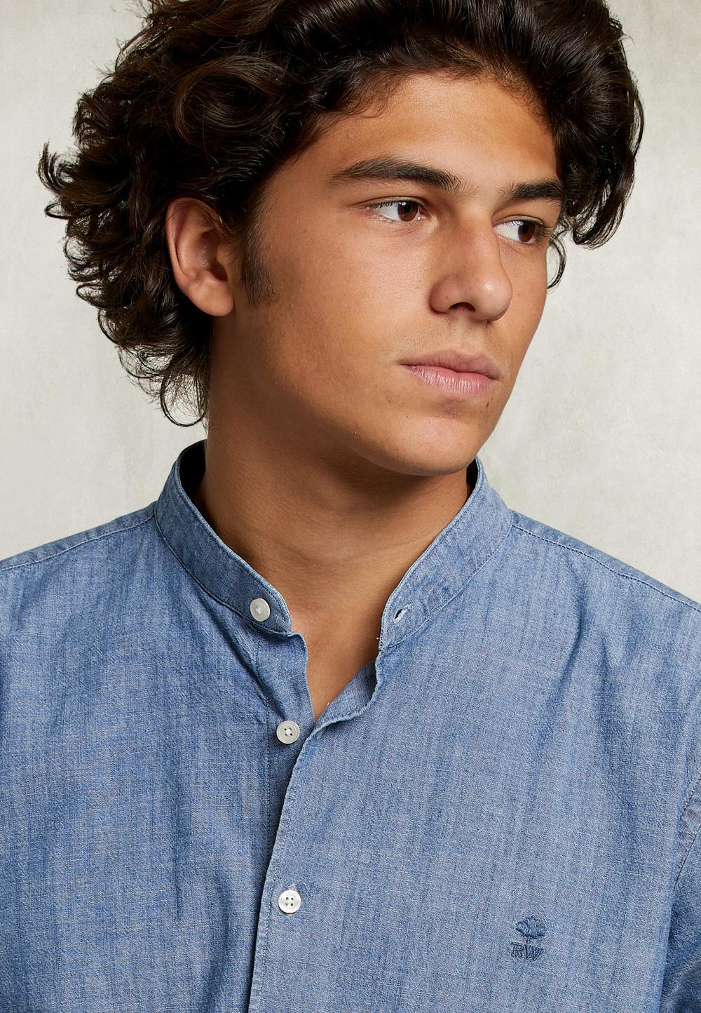 Slim Fit Shirt Blue - Denim