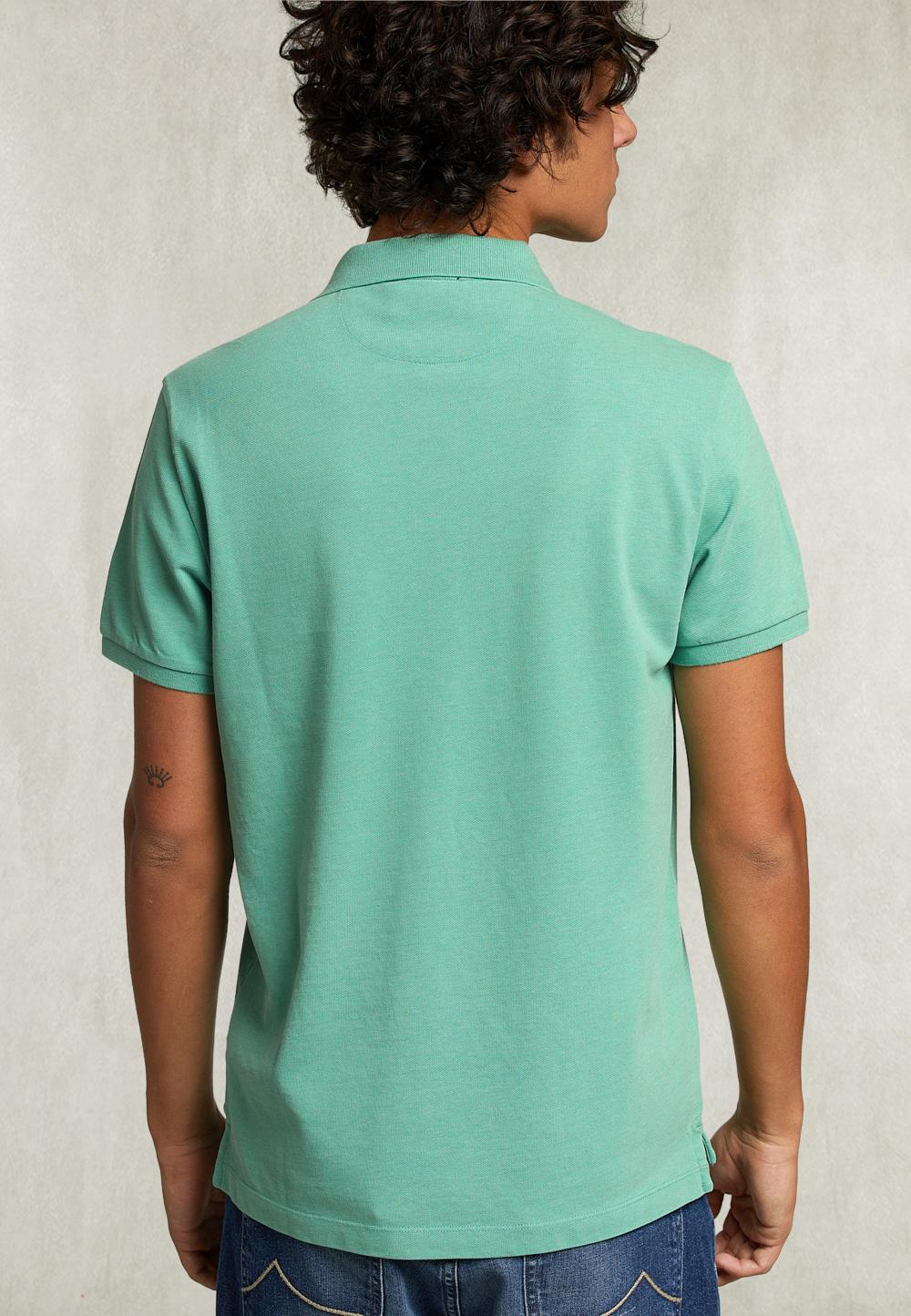 Custom Fit Pima Cotton Polo Margarita Mix - Groen