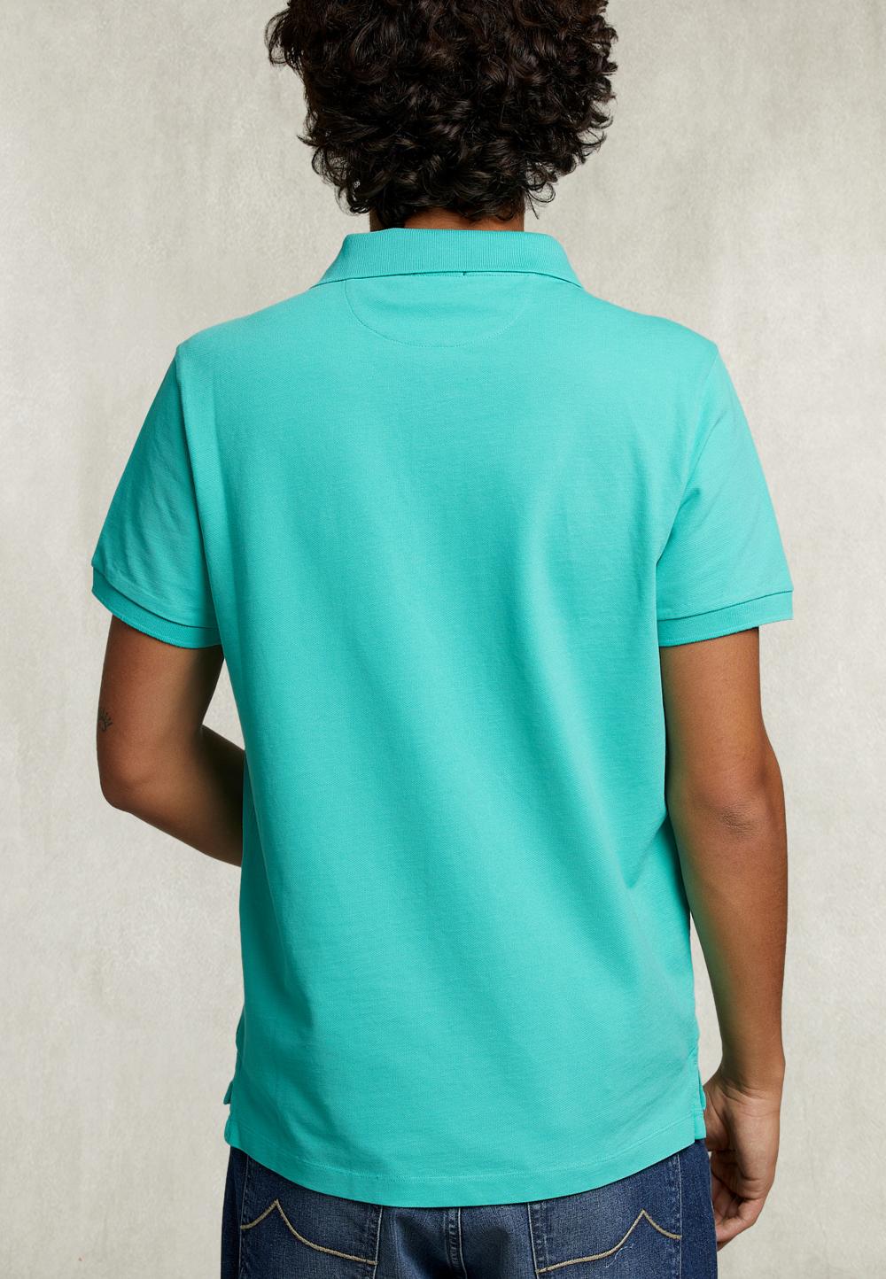 Custom Fit Pima Cotton Polo Mint - Groen