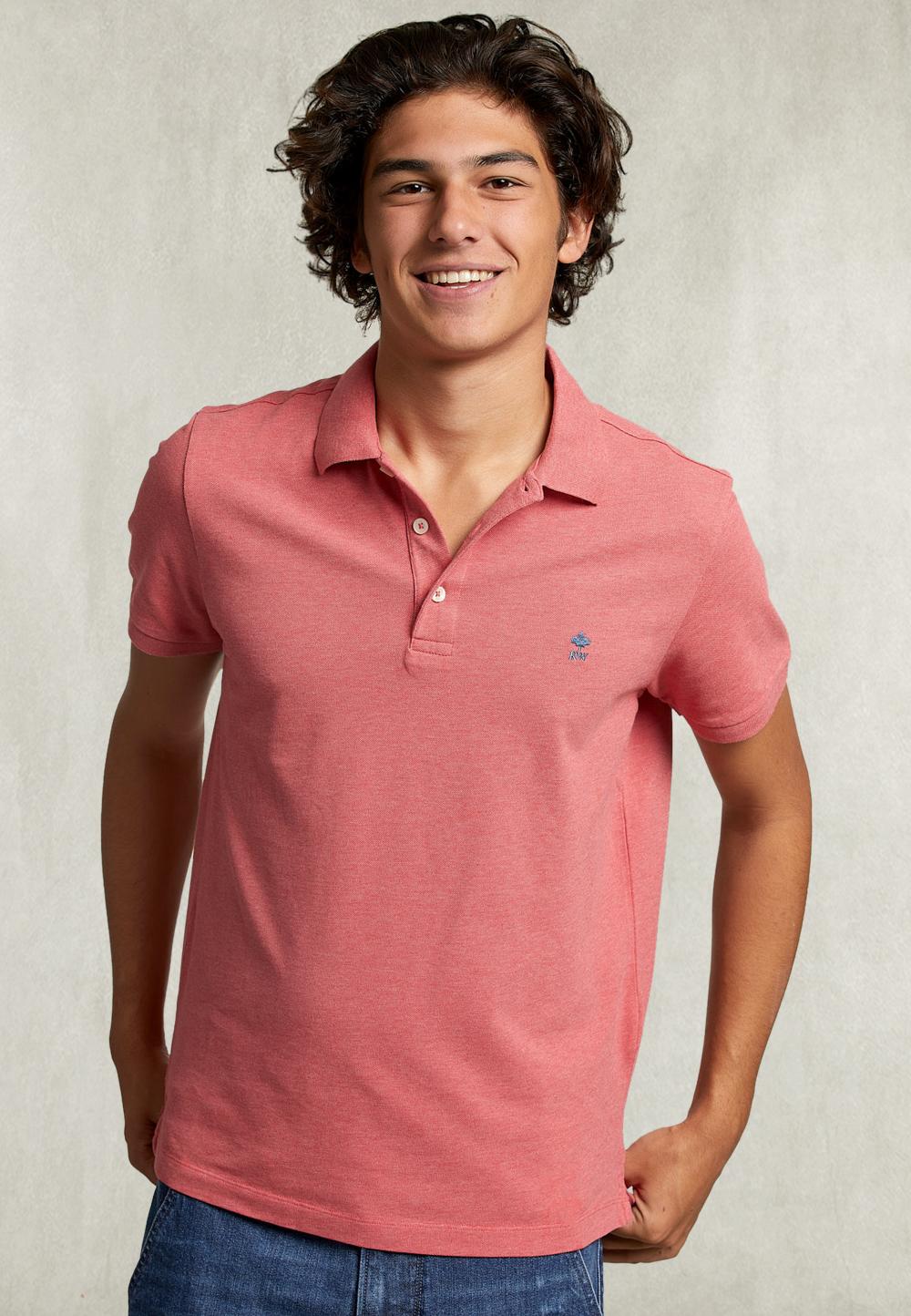 Custom Fit Pima Cotton Polo Punch Mix - Roze