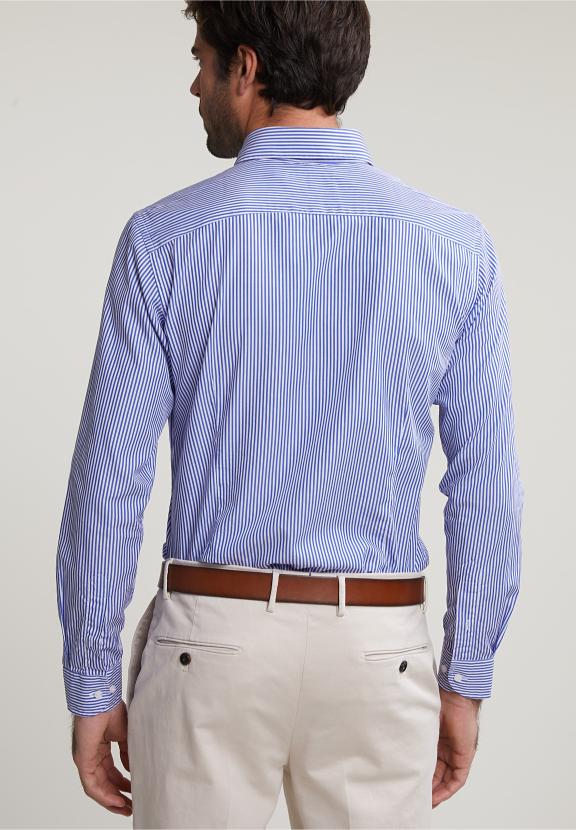 Slim Fit Striped Shirt Blue/White - Multi