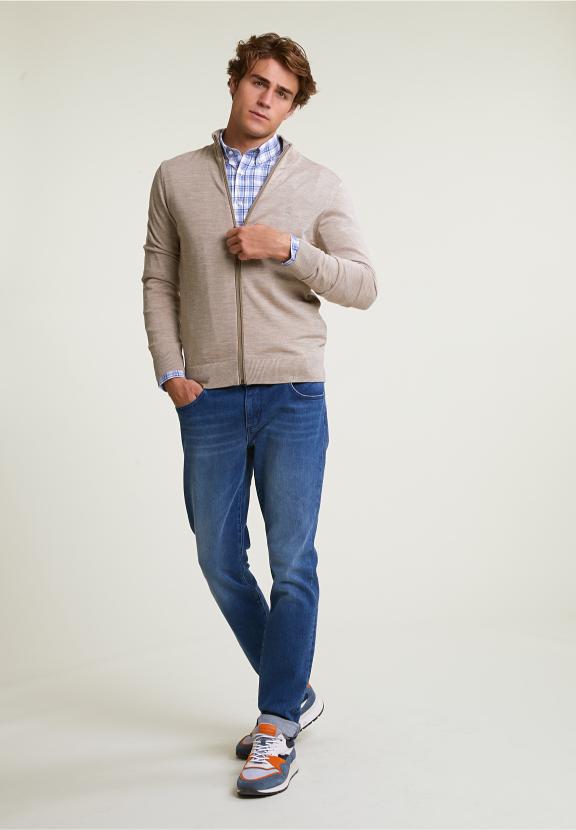 Custom Fit Checked Shirt Multi - Mix