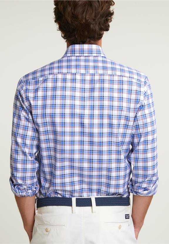 Custom Fit Checked Shirt Multi - Mix