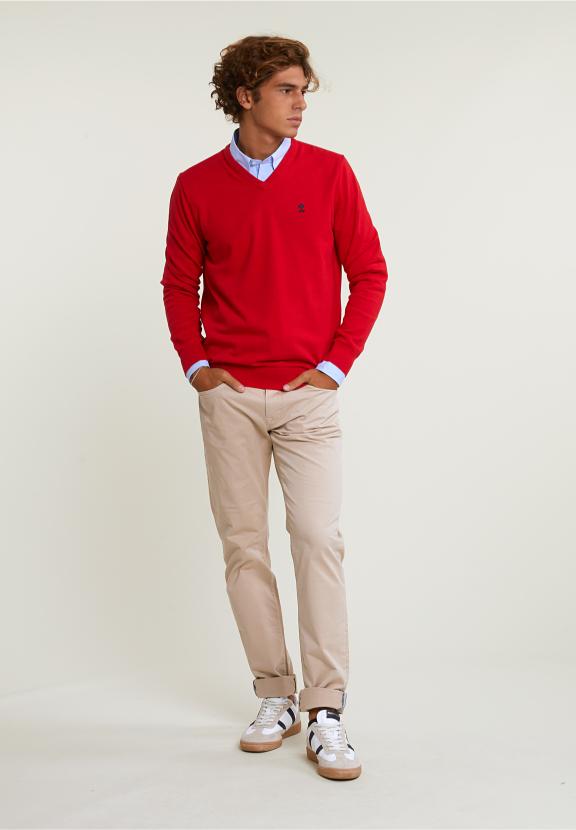 Slim Fit Uni Shirt Performance Stretch Blue - Bleu