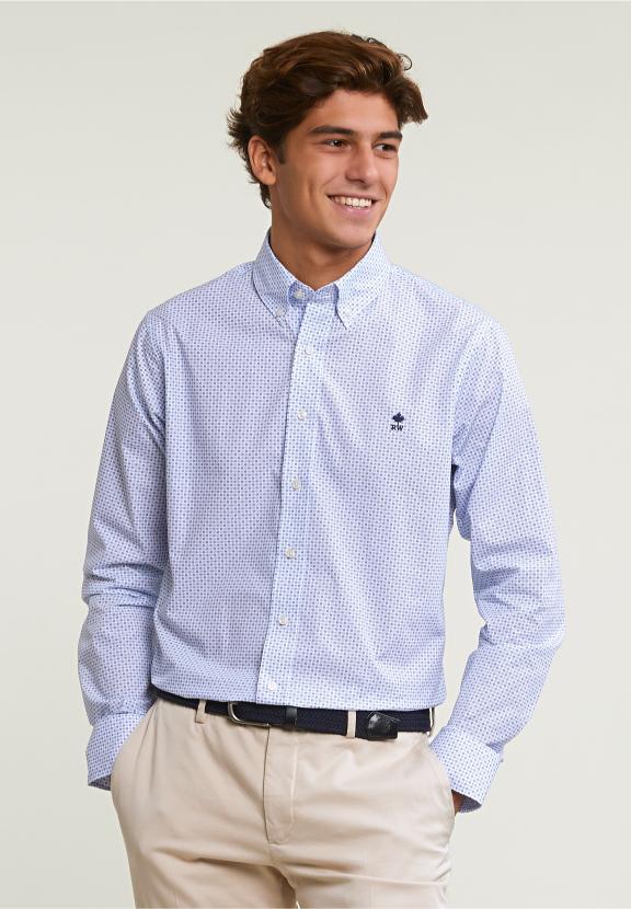 Custom Fit Fantasy Shirt Blue - Mix