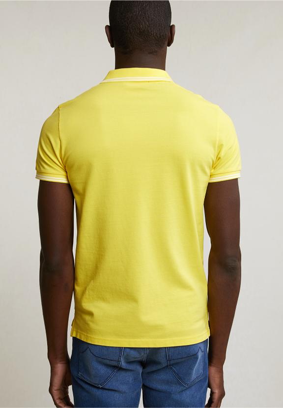 Custom Fit Cotton Polo Lemonade - Jaune