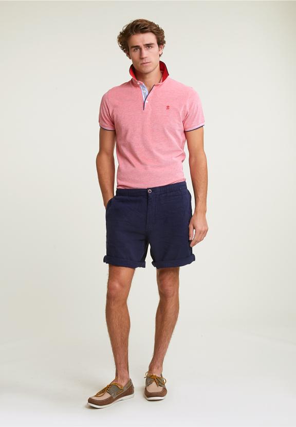 Custom Fit Cotton Stretch Polo Stanford Red - Rouge