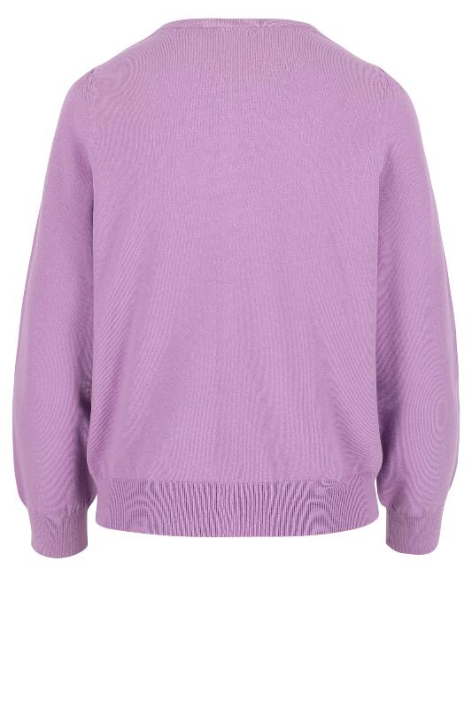 Améline - Cardigan maille - Brancasia - English lavender