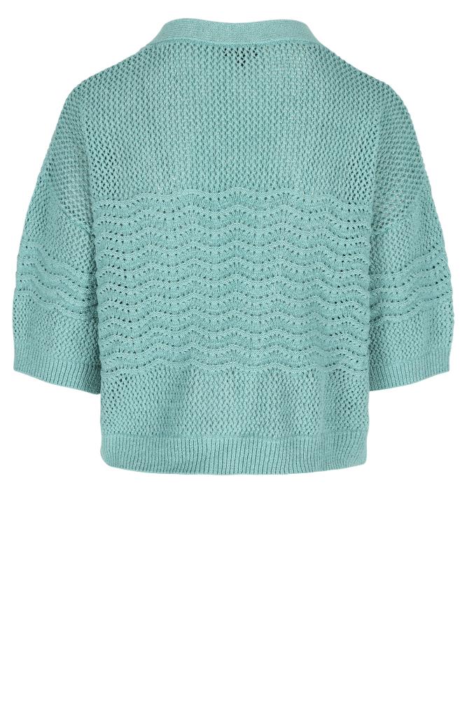 Mayerline - Gebreide Vesten - Arles - Pastel Turquoise