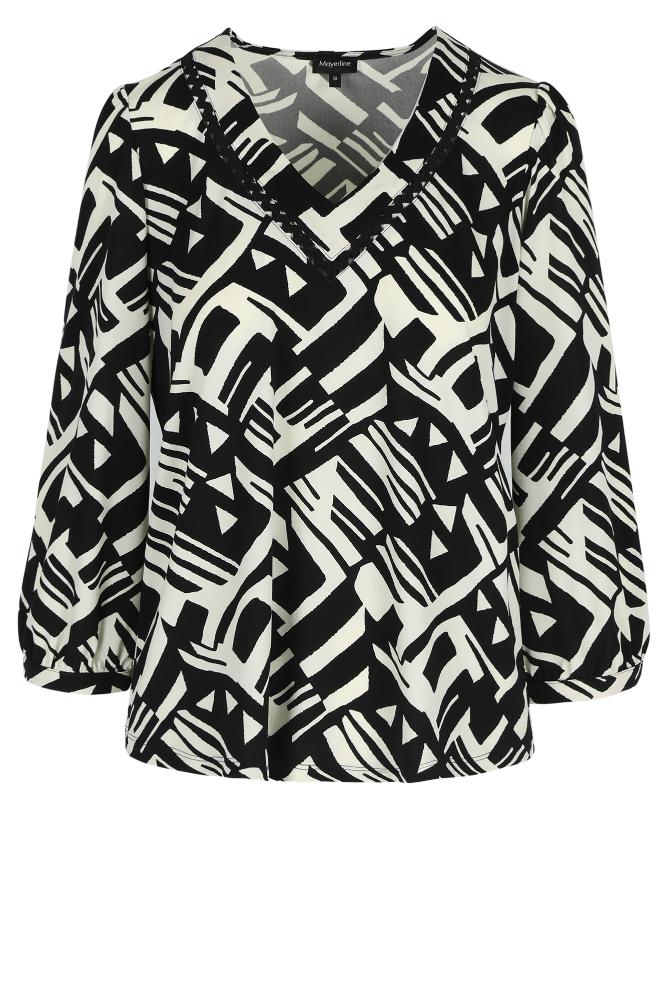 Mayerline - Jersey Blouse - Junes1 - Black Beauty