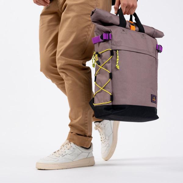 Rolltop rugzak - Taupe - Bruin