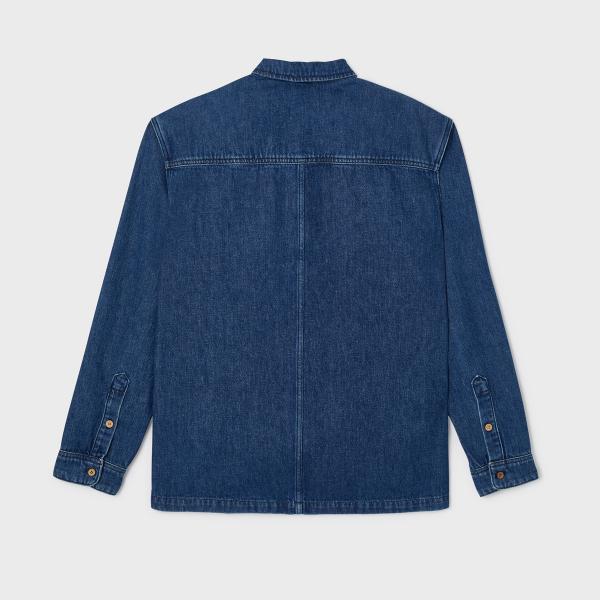 Surchemise en denim - Denim stone - Bleu