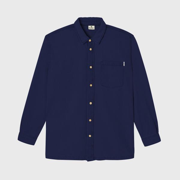 Denim overshirt - Marine - Blauw