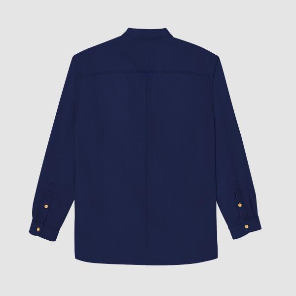 Denim overshirt - Marine - Blauw