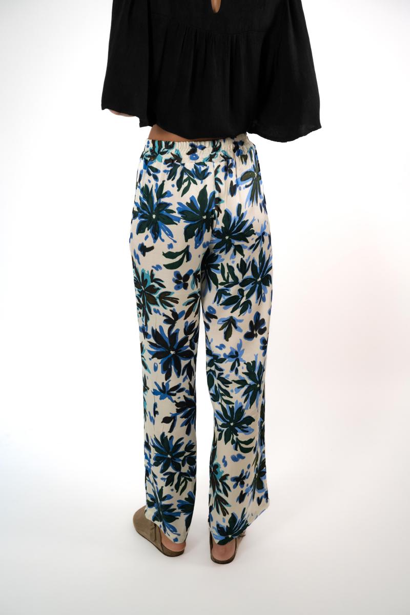 Broek - Seven - Blue Flowers