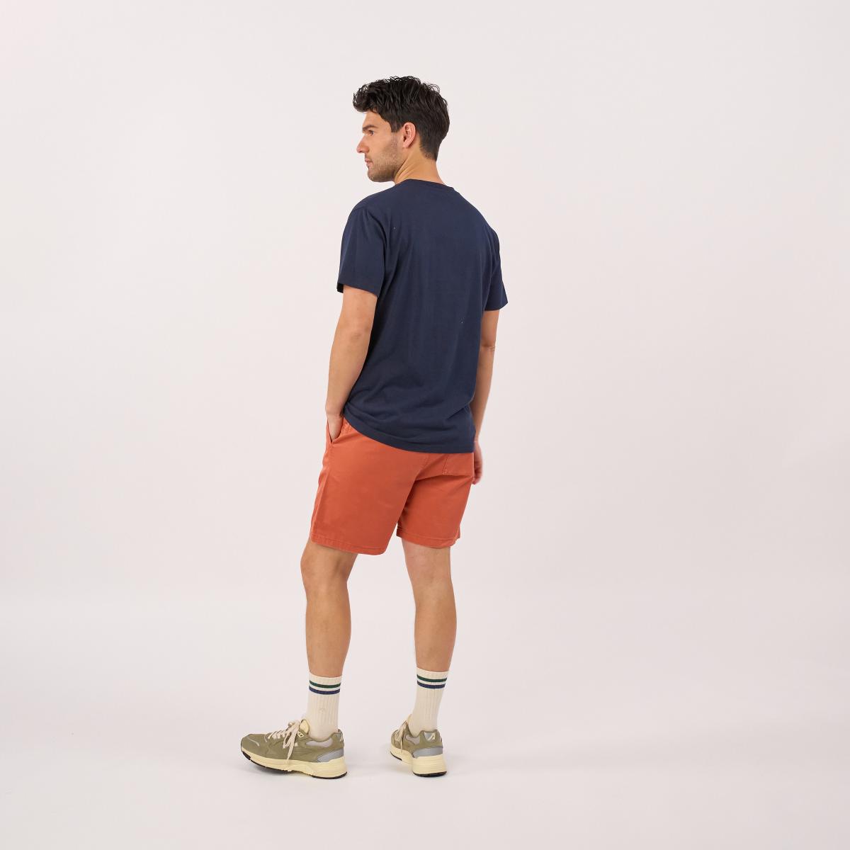 Katoenen short - Jeansblauw