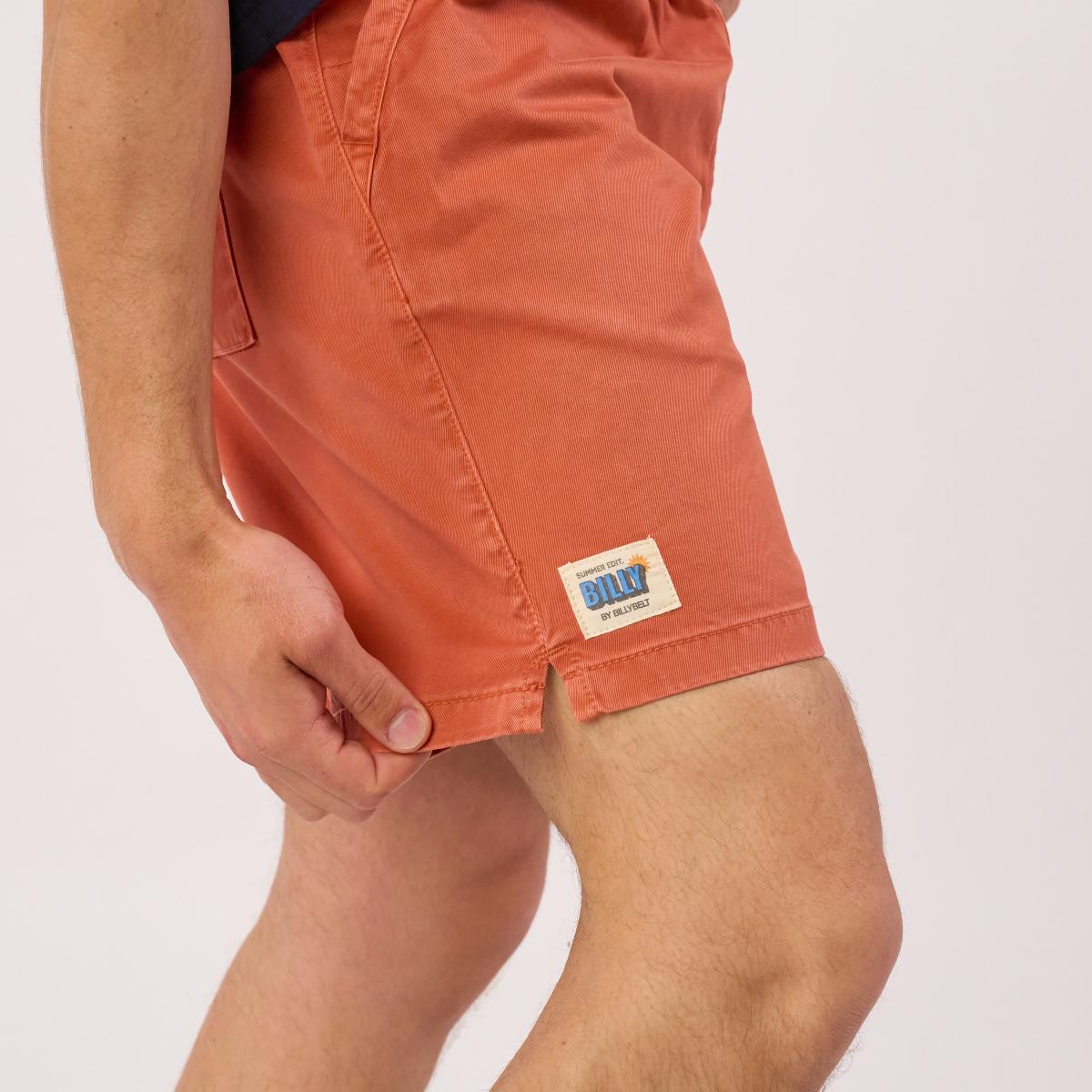 Katoenen short - Jeansblauw