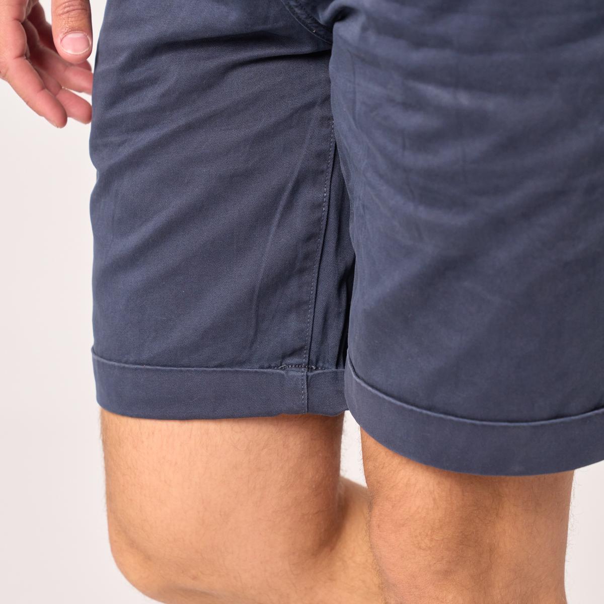 Bermuda van 100% biologisch katoen - Blauw