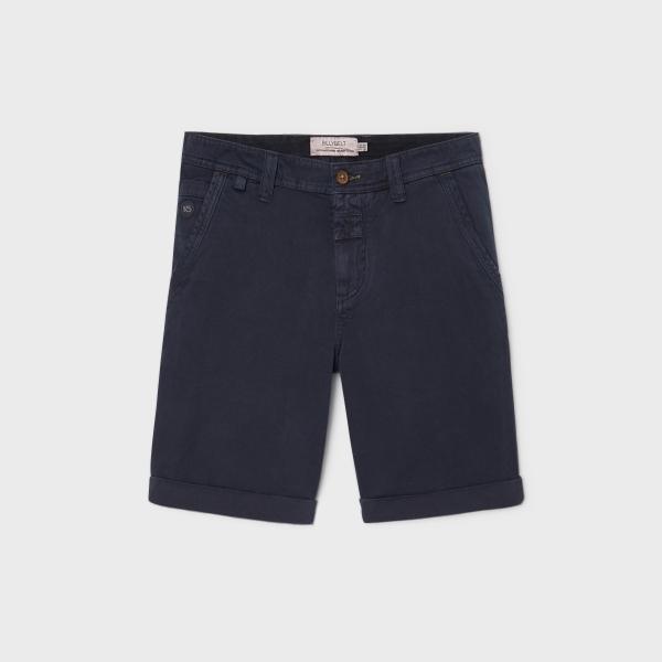 Bermuda van 100% biologisch katoen - Blauw