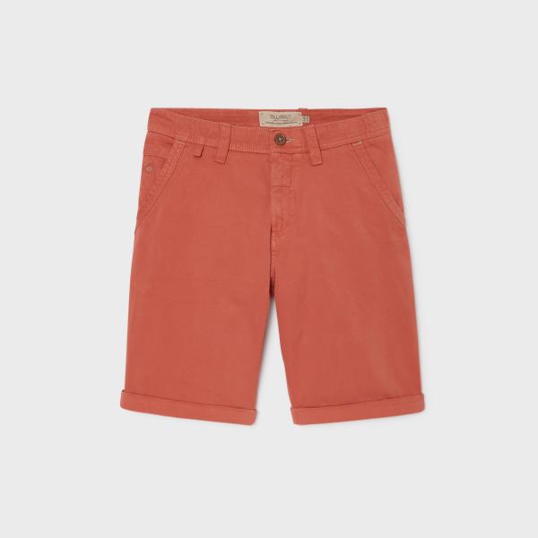 Bermuda van 100% biologisch katoen - Terracotta - Oranje