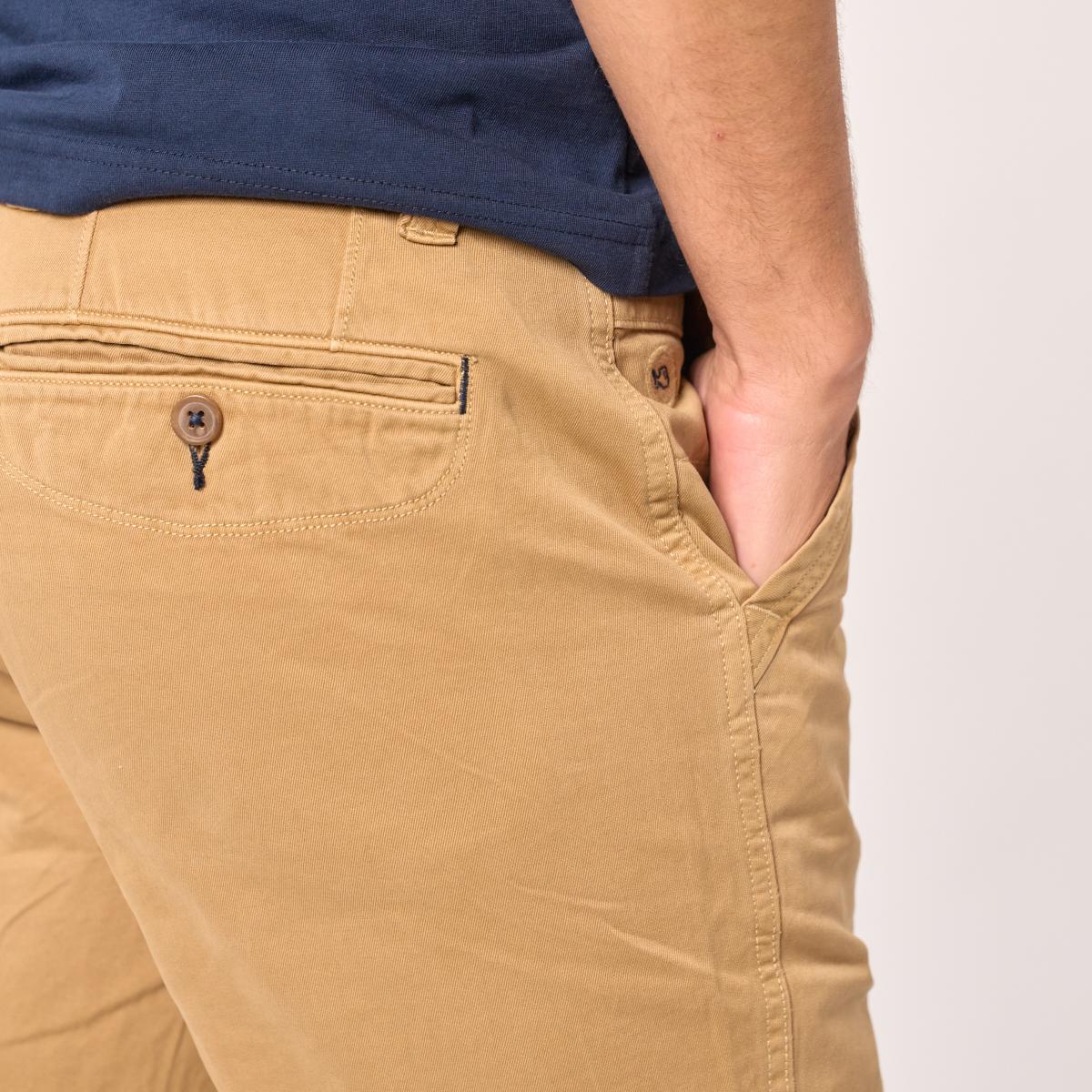 Bermuda van 100% biologisch katoen - Beige