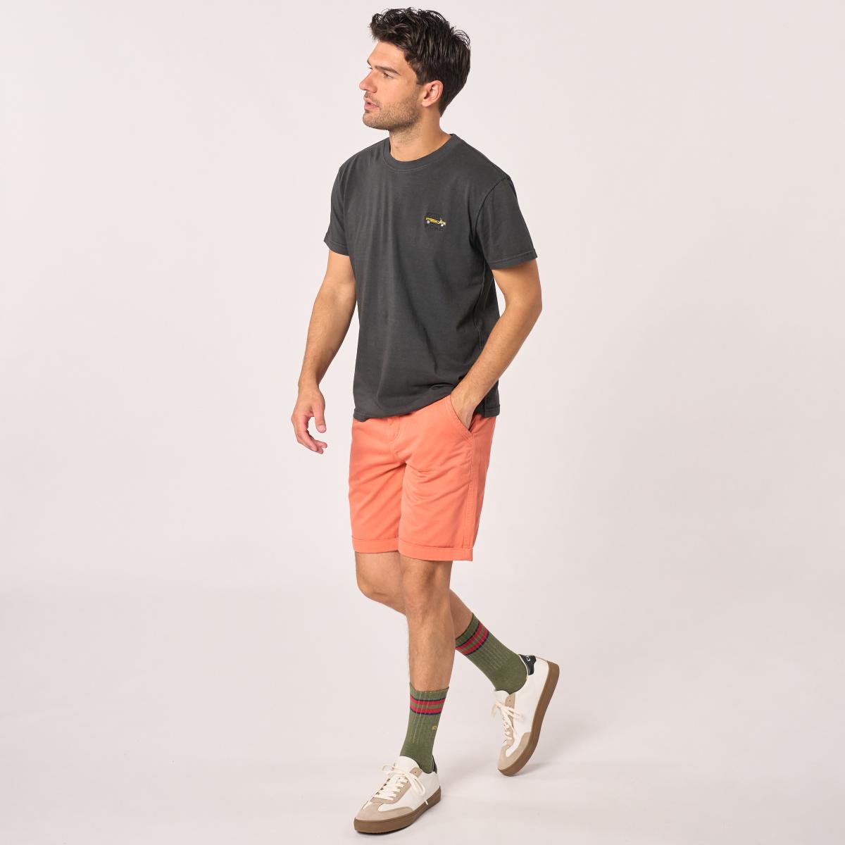 Bermuda van 100% biologisch katoen - Oranje